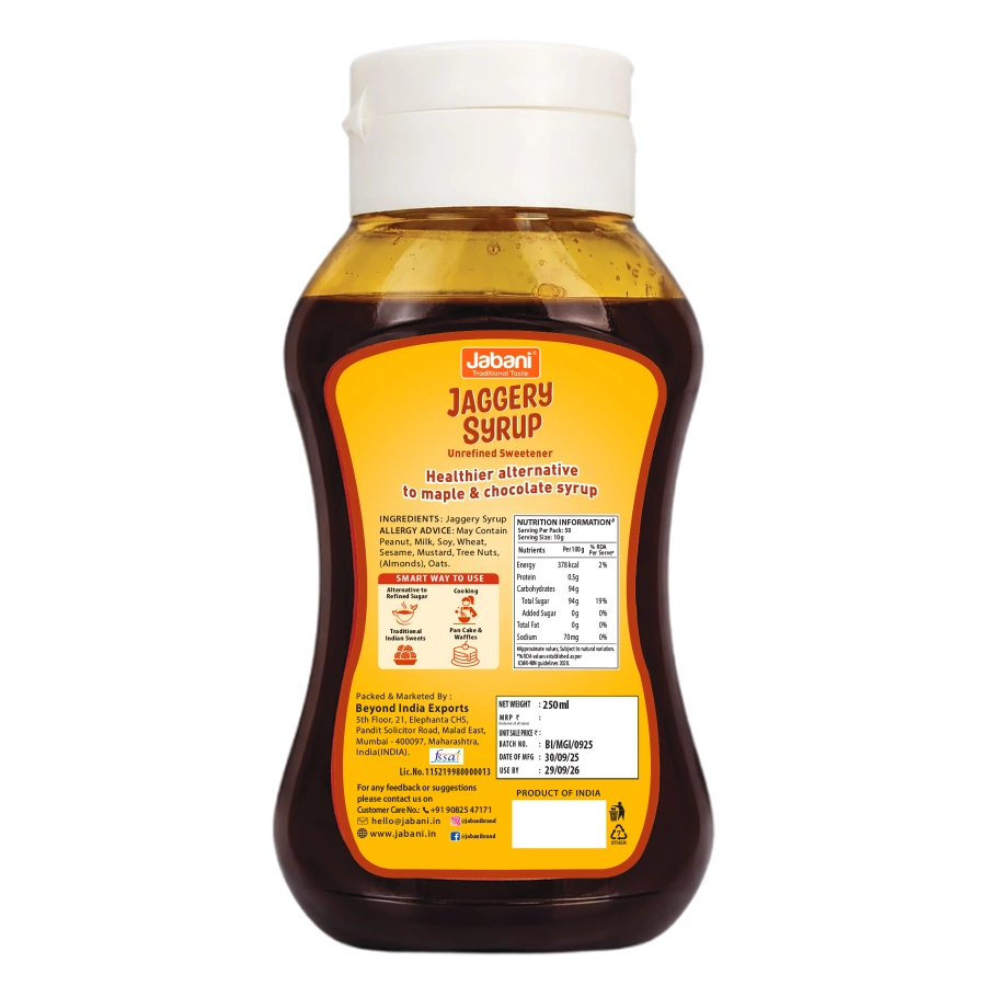 Jaggery Syrup - 250ml - Image 3