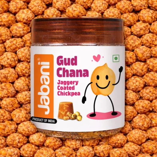 Gur Chana Bites - Jaggery-Coated Chickpeas