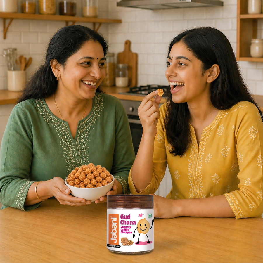 Gur Chana Bites - Jaggery-Coated Chickpeas - Image 5